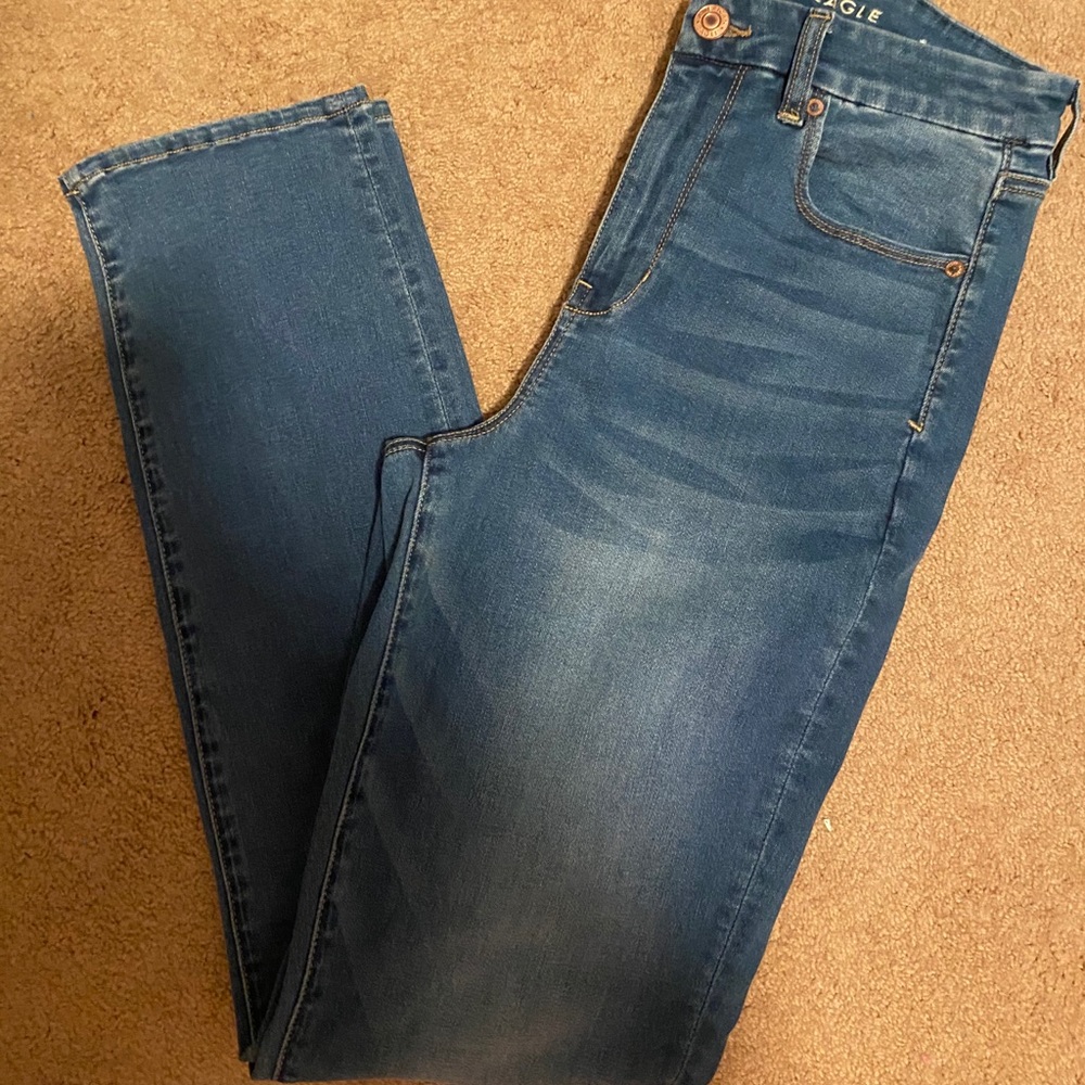 American Eagle Hi Rise Curvy Skinny Jeans